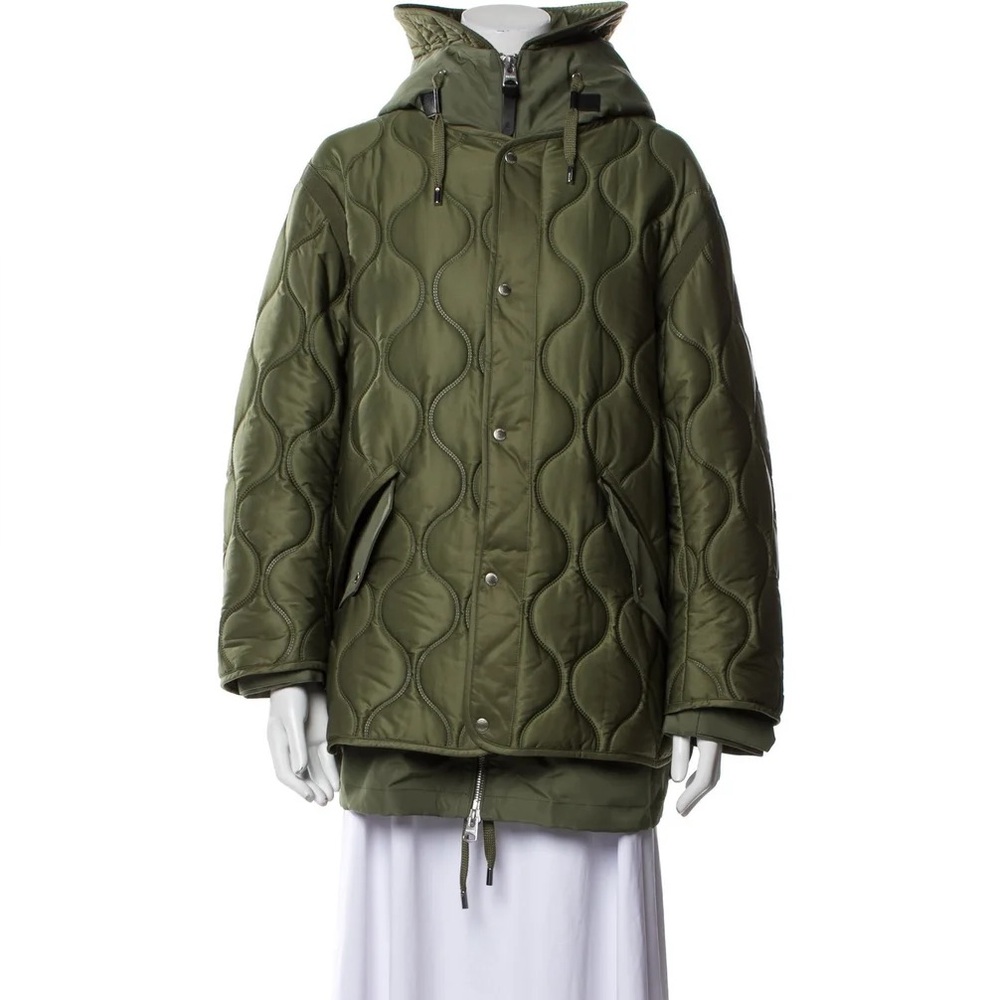 MACKAGE Maia Quilted Parka Jacket light military xs - Picture 3 of 9